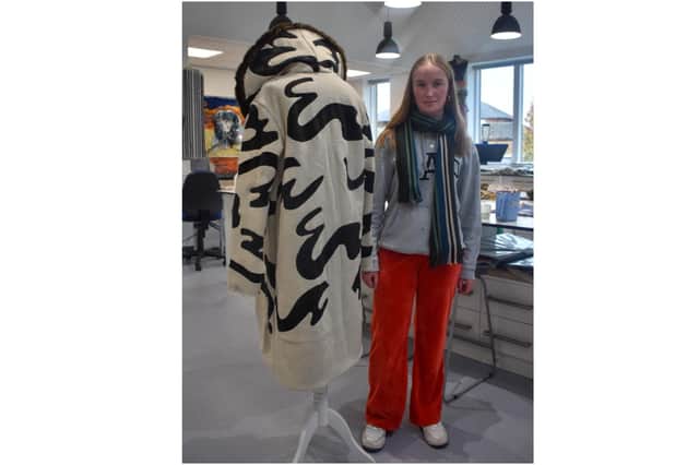 Tudor Hall School Sixth Form student, Serena, has worked on an exciting A-level textiles project which took her on a voyage of discovery to learn more about her great great-grandfather, Sir Henry Morton Stanley GCB. She Serena used her passion for her family story to produce garments depicting exploration and travel in the Victorian Era.
(photo from Tudor Hall School)