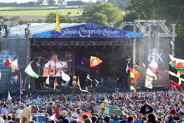The field at Cropredy with the festival in full swing. Photo by Ben Nicholson
