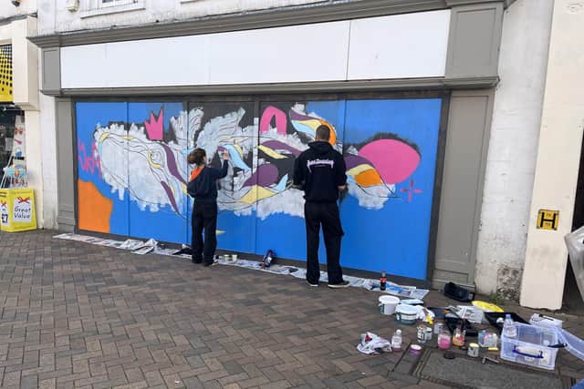 "Working with Banbury bid doing art murals is a great way for me to give back to the community".