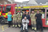 Banbury Fire Station paid a special visit to Care UK's Highmarket House
