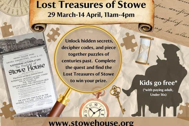 The Lost Treasure of Stowe Easter trail at Stowe House