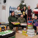 Volunteers from the Banbury Car and Bike Meet and The Lunchbox Project, who helped to donate food and toys to over 650 families this Christm