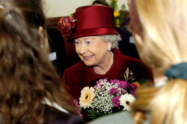 Cherwell District Council have paid respect to HRM The Queen.

Picture from when The Queen visited Banbury in 2008.