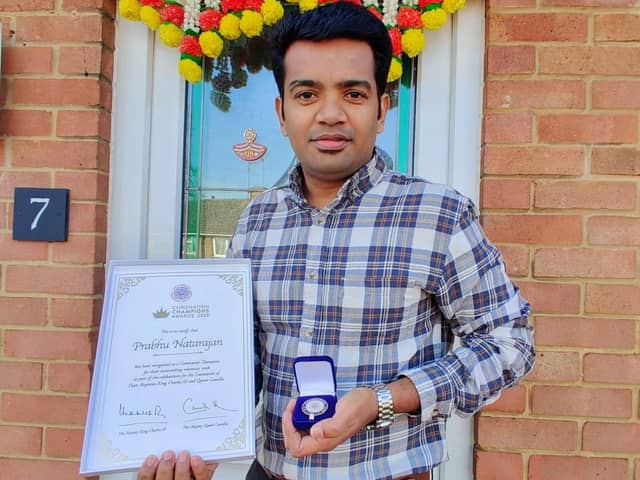 Community champion Prabhu Natarajan has been invited to attend the Coronation concert at Windsor Castle this Sunday.