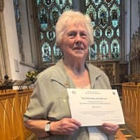 Banbury churchgoer receives Fellowship after £70,000 worth of fundraising