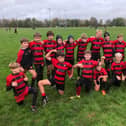 The u10 boys squad at last years inaugural rugby festival.