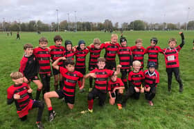 The u10 boys squad at last years inaugural rugby festival.