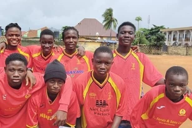 Simon Pearce's collection of Banbury Utd FC club shirts are being worn proudly by young footballers in Sierra Leone