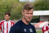 Gareth Dean was far from pleased with Brackley Town's performance against Chelmsford City in the FA Cup third qualifying round. (Photo credit: Pete Keen)