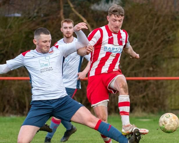 Easington Sports has appealed for local authorities to help them combat flooding after waterlogged pitches disrupted games for the past three weeks. Photo: E Barson Photography.
