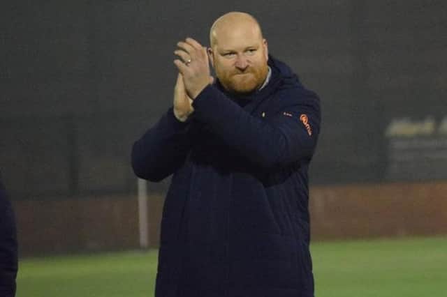 Banbury United manager Andy Whing