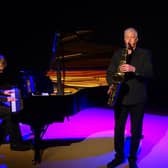 Jazz duo Ian Millar and Dominic Spencer are bringing their unique show to Long Compton's Village Hall.