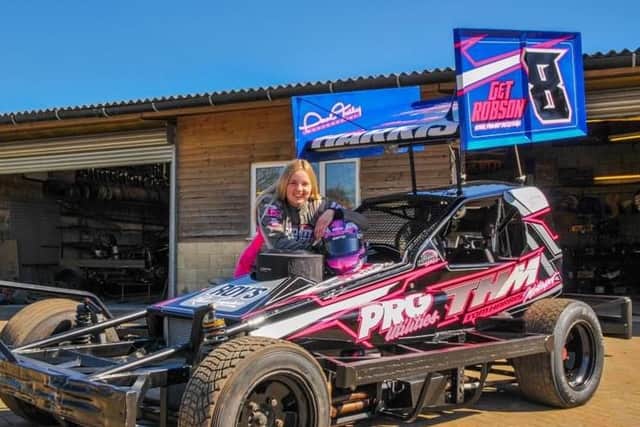 Catherine Harris hopes to follow in her inspirational brother's footsteps and claim a major title in stock car racing.