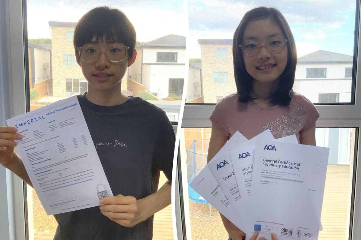 Meet the genius siblings from Bicester - brother's first class in 1st year ...