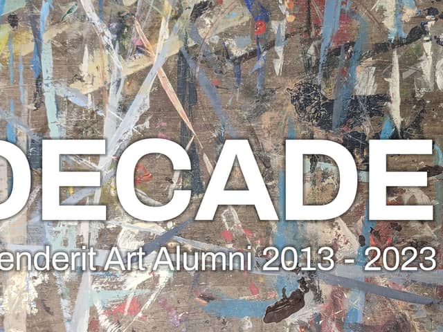 The new exhibition at Chenderit School's features work created by a group of former art students who left the school in the past ten years.