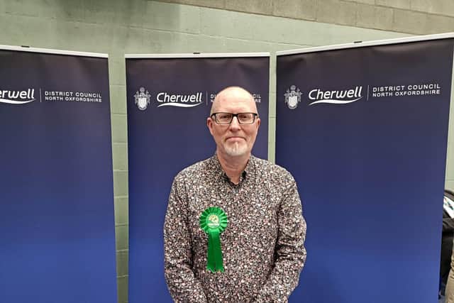 Cllr Ian Middleton, leader of the Green Party on Cherwell District Council.