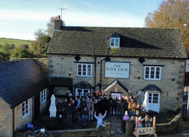 The residents of Middle Barton have until the end of the year to put in a bid to buy the Fox Inn.