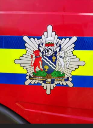 A fire in Bloxham has resulted in advice for residents to stay in with doors and windows closed