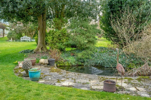 This back garden is enclosed by 3m Victorian walling providing a serene place to spend time outside.
