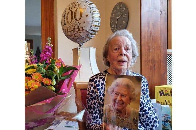 Adelaide ‘Addie’ Furnivall, a former WWII 'Wren', celebrated her 100th birthday earlier this year in January at Kineton Manor Nursing Home (photo from the nursing home)
