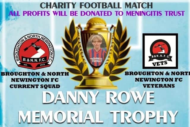 The charity football match will be between the current FC team and the Broughton and North Newington veterans
