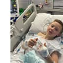 10-year-old Billy has undergone two successful operations in the past two years.