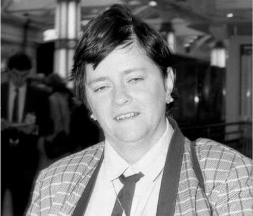 Ann Widdecombe in 1989, before her TV celebrity days