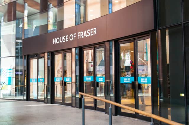 House of Fraser plans to close 31 of its 59 shops by early 2019 (Photo: Shutterstock)