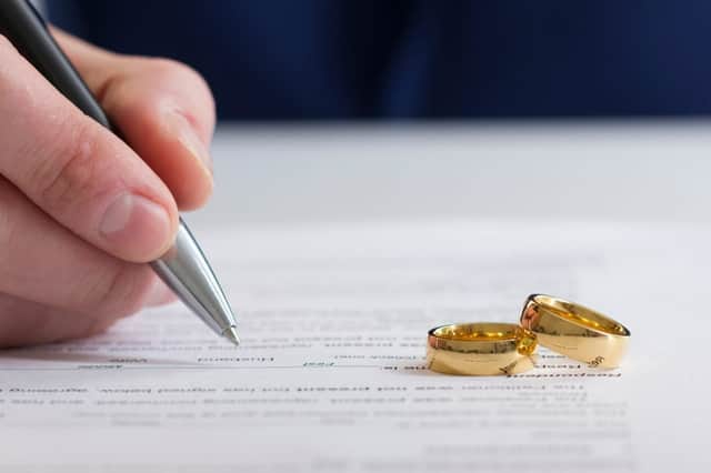 The laws surrounding divorce could change following a government consultation (Photo: Shutterstock)