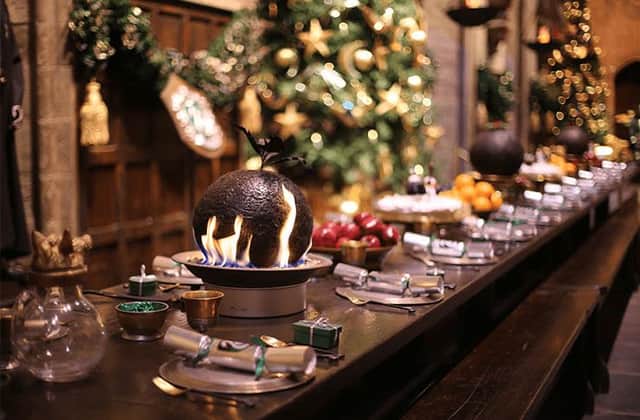 Do you fancy a Christmas dinner in the Great Hall? (Photo: Warner Bros Studio Tour)