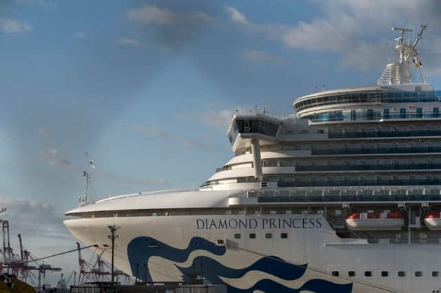 The Diamond Princess was quarantined for two weeks earlier this month (Getty Images)