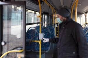 If you must use public transport to arrive at your accommodation, you will have wear a face covering (Photo: Shutterstock)