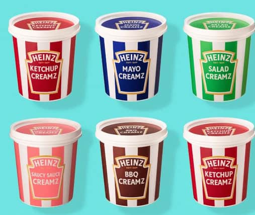 Are you interested in trying condiment flavoured ice cream? (Photo: Heinz)