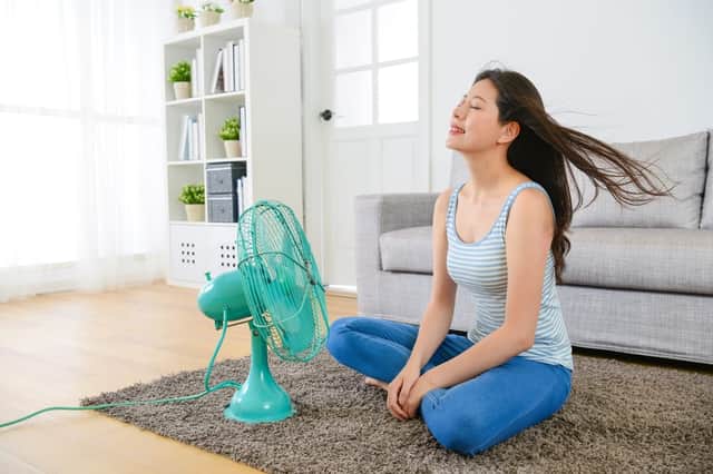 It’s hotting up outdoors, but if you’re inside and struggling to keep cool there are certain things you can do to make your room cooler (Photo: Shutterstock)