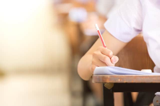 Exams across the UK were cancelled in 2020 due to the coronavirus pandemic, meaning grades this year have been calculated in a different way (Photo: Shutterstock)