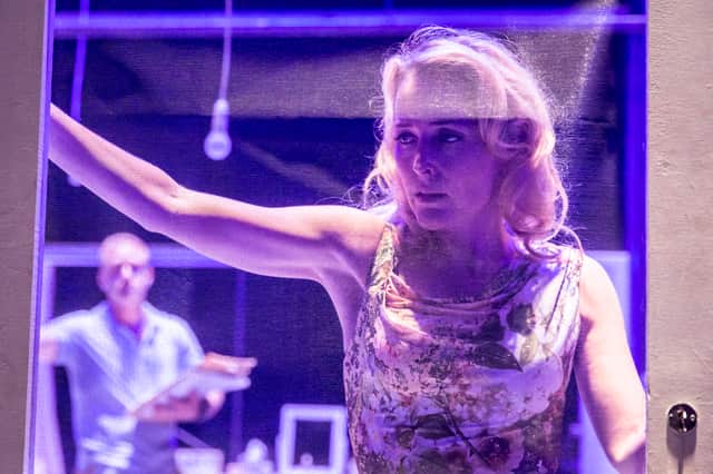 Gillian Anderson as Blanche DuBois in A Streecar Named Desire at the Young Vic in 2014 (photo: Johan Persson)
