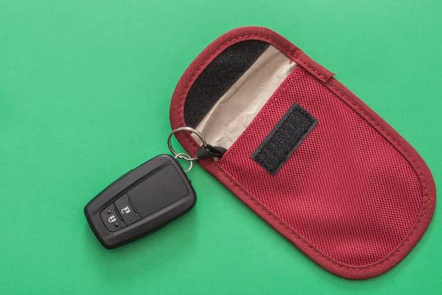A Faraday pouch is a cheap and effective way to protect your car (Photo: Shutterstock)