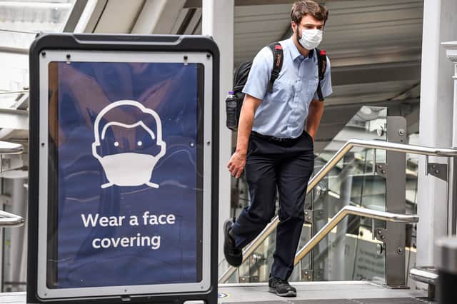 The CDC recommends doubling up on masks (Photo: Jeff J Mitchell/Getty Images)