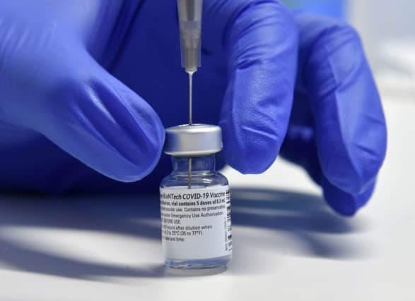 The Pfizer and AstraZeneca Covid vaccines have both been found to have an impact in the reduction of a person’s risk of hospital admission from coronavirus, according to new research (Photo: Getty Images)