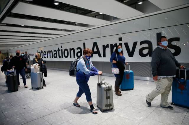 Travellers returning to the UK from abroad will be expected to have pre-departure Covid tests (Photo: Getty Images)