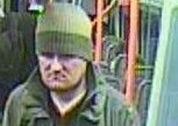 Police want to speak to this man about an incident of public indecency on a train from Banbury. Photo: British Transport Police NNL-171127-131616001