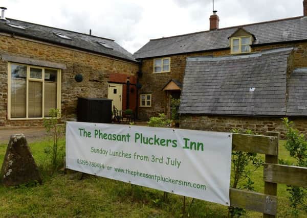 The Pheasant Pluckers Inn at Burdrop. NNL-160628-144603009