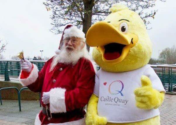 Santa and Sunny at Banbury's Castle Quay Shopping Centre NNL-170512-144137001
