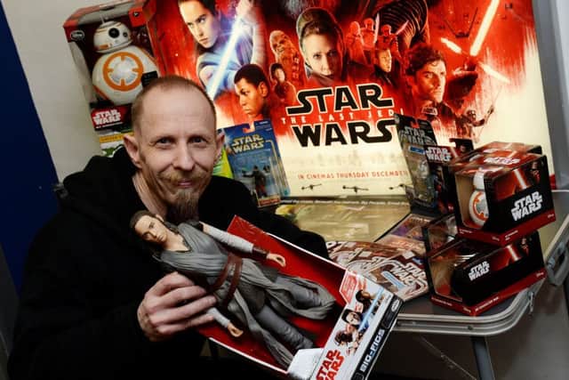 Gary Parker has donated Star Wars prizes for a raffle at The Odeon Cinema, Banbury. NNL-170512-150339009