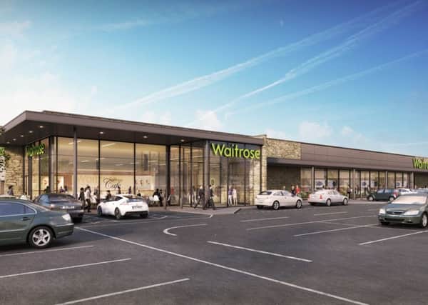 An artist's impression of the proposed new Waitrose store in Banbury set to open this month