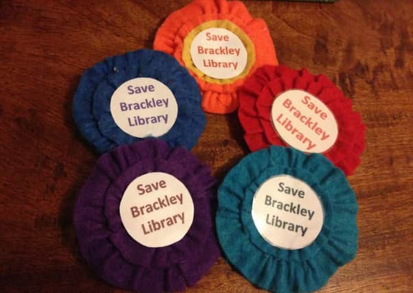 Residents are fighting to save Brackley Library from proposed council cuts. Photo: Save Brackley Library NNL-181101-103018001