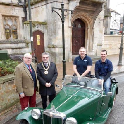 The car will be on display in Market Place when the rally comes to town NNL-180116-113145001