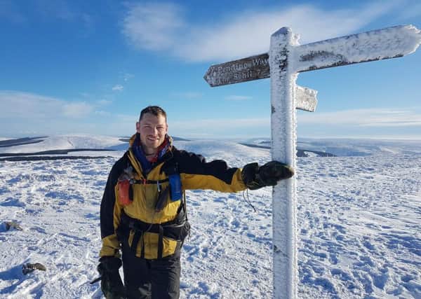 Phil Marshall ran non-stop for 268 miles across the Pennine Way for charity NNL-180124-121211001