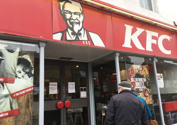 KFC in Banbury town centre was closed due to a shortage of chicken NNL-180220-092345001