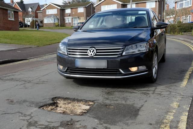 This pothole in Mewburn Road, Banbury goes down to the concrete